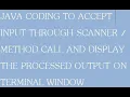 Java coding to find the sum difference product and dividing two given numbers using method call