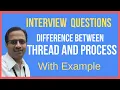 Difference between thread and process