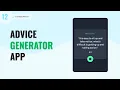 Advice Generator App Frontend Mentor Challenge Day 12