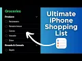 Apple Reminders Hack Grocery Shop like a Pro