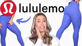 NEW LULULEMON LEGGING TRY ON REVIEW ALIGN RIBBED HIGH RISE PANT HAUL