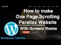 WordPress Theme Tutorial Install and Customize Screenr WordPress Theme