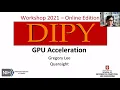 GPU Acceleration Part 1 Overview
