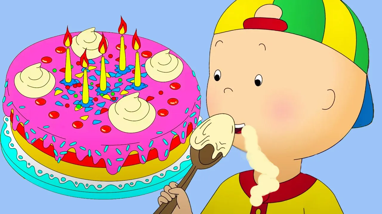 Birthday Cake | Caillou Cartoon Birthday Cake | Caillou Cartoon
