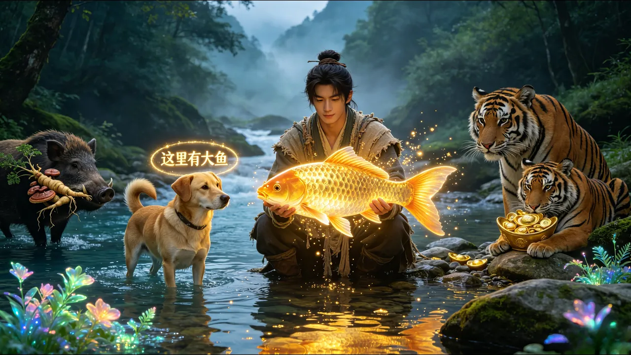 【完結】🔥男子覺醒聽懂動物心聲神技,大黃狗成了他的GPS導航,小蜜蜂化身情報員,他輕鬆翻盤帶全村起飛! poster