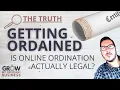 Getting Ordained Is Online Ordination Actually Legal How to Know if Your Ordination is Legit