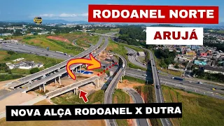 OBRAS RODOANEL TRECHO NORTE SENTIDO ARUJÁ NOVA ALÇA SENTIDO AEROPORTO X DUTRA EM CONSTRUÇÃO