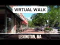 Lexington Massachusetts - Walking through the Center of Town