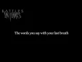 In Flames - The End [Lyrics in Video]