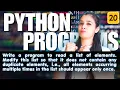 Top Python Programs Basic to Advanced Full Python Series LIST - P20