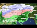 Latest weather forecast for dangerous massive U S winter storm