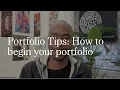 Portfolio Tips How to begin your portfolio RISD Undergraduate Admissions 2025-2026