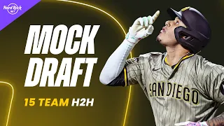 2026 Fantasy Baseball Mock Draft 15-Team Roto Strategy Picks