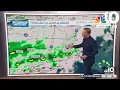 Weather forecast Warm with some showers later Thursday