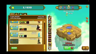 I played hero clicker