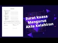 Download Lagu Surat Kuasa Mengurus Akte Kelahiran