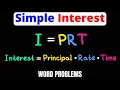 Simple Interest Formula I PRT Solve Word Problems Examples Eat Pi