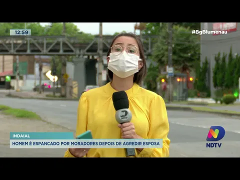 Homem é espancado por moradores depois de agredir esposa em Indaial