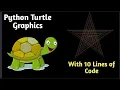 Star Design Python Turtle Graphics Almost 11