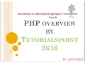 PHP Tutorial for Beginners9 PHP Increment Decrement Operators