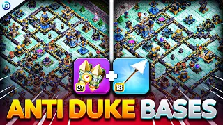 Top 10 Best TH18 Anti DRAGON DUKE Bases Best War CWL Trophy Layouts 2026