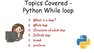 Python while loop infinite loop break continue