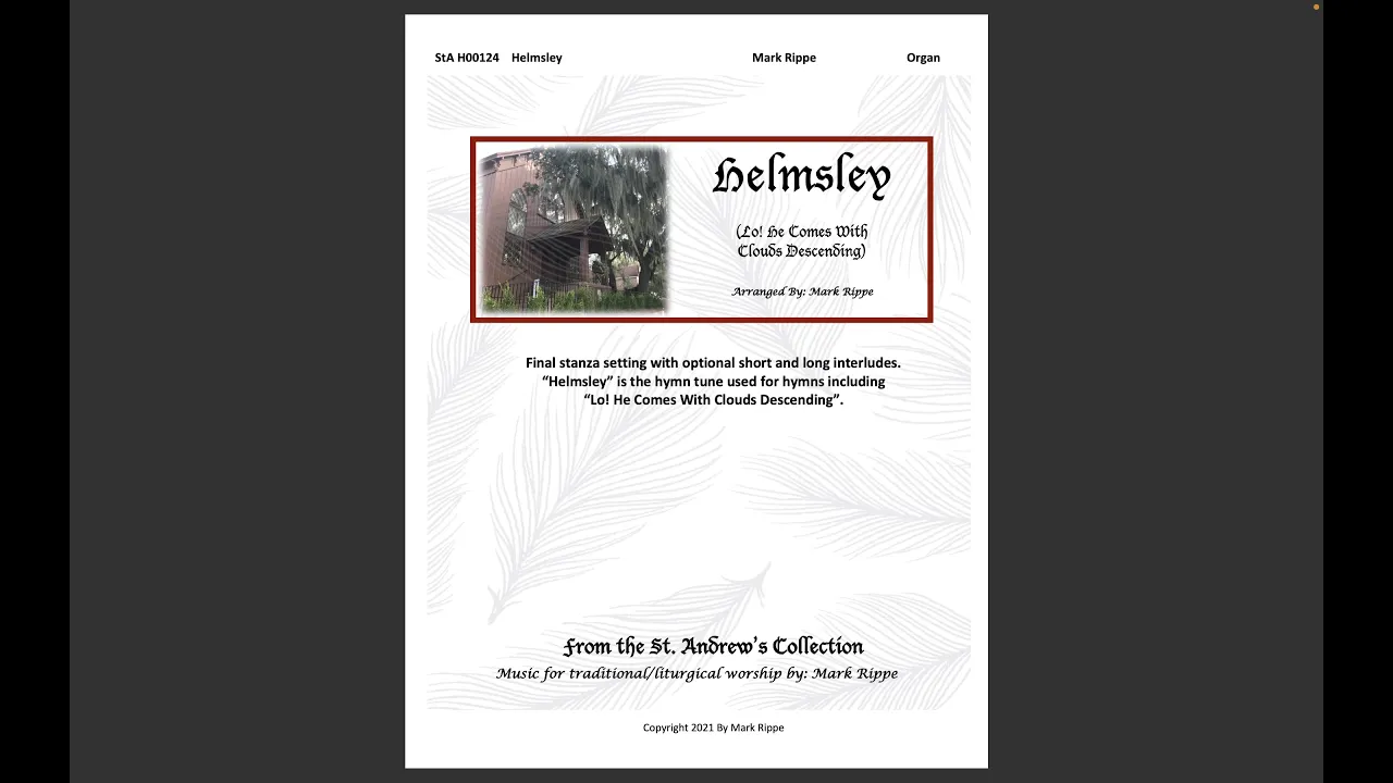 Helmsley (Lo! He Comes With Clouds Descending) Helmsley (Lo! He Comes With Clouds Descending)
