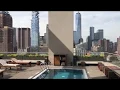 Jimmy at the James rooftop pool - New York