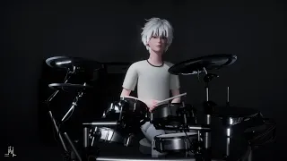 [OFF EQUALS] NORANN Plays Drums "READY OR NOT"