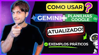 Como Usar o Gemini no Google Planilhas: Automatize Tarefas, Gere Insights e Muito Mais! [ATUALIZADO]