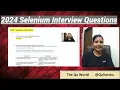 Selenium Automation - 13 In-English 2024 Selenium Practical Interview Q Diff selenium 3 and 4