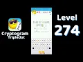 Cryptogram Tripledot Level 274 Answer SolutionGuruji
