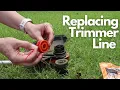 How to Replace String Trimmer Edger Line EASY Worx Trimmer Spool Line Weed Eater Weed Whacker