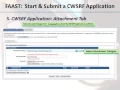 CWSRF FAAST Application
