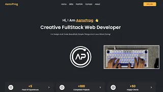 ASMR Programming - Portfolio Website Html CSS Only