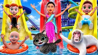 Water Park me बिल्ली | Billi Ke Bache | Chintu | pagal beta |comedy video | cs bishtvines