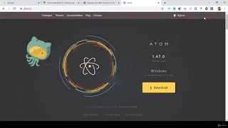 3 Installing Code Editor Atom and Required Packages