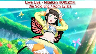 Download Mitaiken HORIZON (Dia Solo) - Eng/Rom Color-Coded Lyrics - Aqours MP3