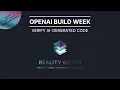 Reality Graph - Evidence-Backed AI Coding with Codex and GPT-5 6