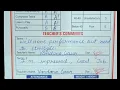 Report cards remark for students Teachers comments positive to make annual report card