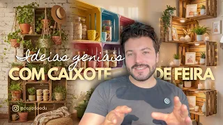 25 IDEIAS GENIAIS com CAIXOTE DE FEIRA | EDUARDO WIZARD