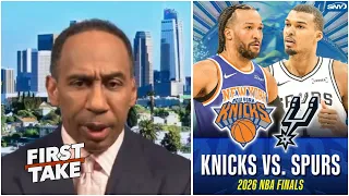 FIRST TAKE | Brunson will show Wemby who the real king is - Stephen A on Knicks vs. Spurs in g1