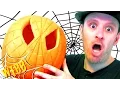 Carving a SPIDER-MAN Pumpkin - Halloween Customizing Special