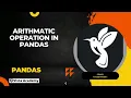 Arithmetical operation in dataframe in pandas 1 4