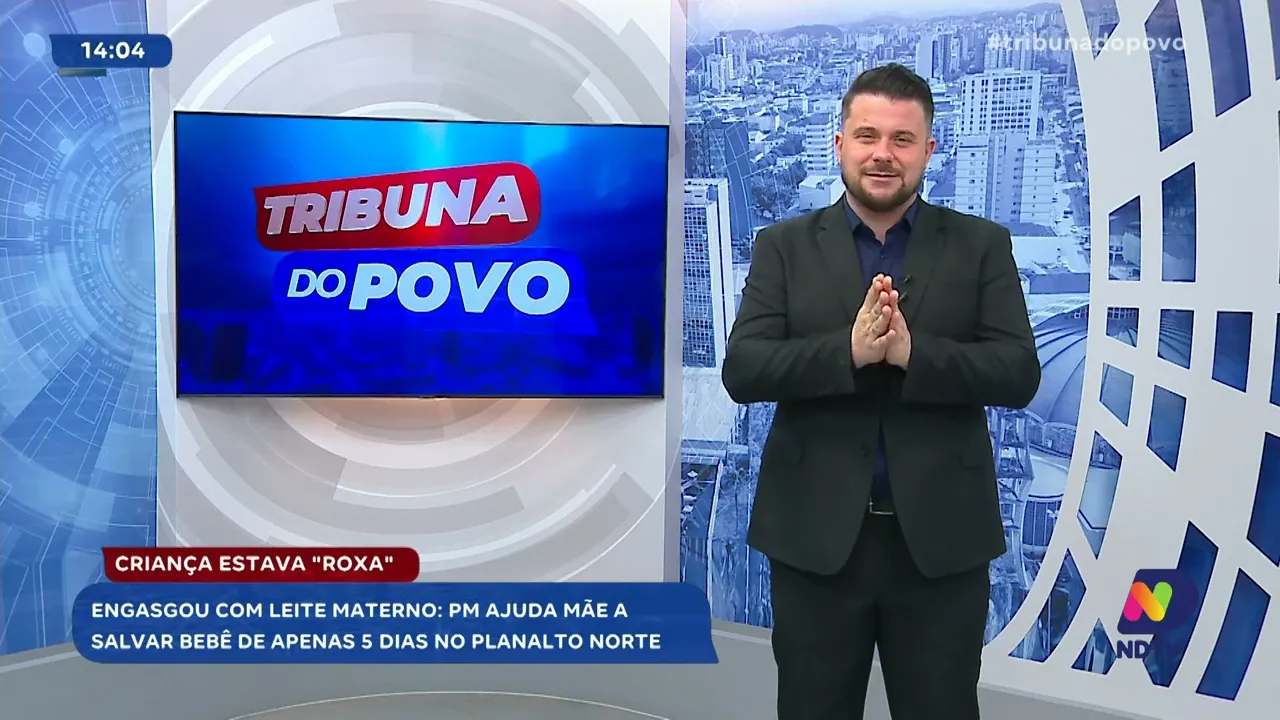 Policial Militar salva bebê em situação desesperadora no planalto norte