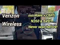 VZW network first mmWave CBRS B49 combo Verizon Wireless 5G UWB Rock Roll Hall of Fame