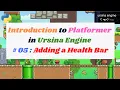 Introduction to Platformer in Ursina Engine in Python 5 Adding a Health Bar