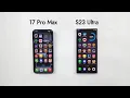 Lagu iPhone 17 Pro Max vs Samsung S23 Ultra - SPEED TEST 