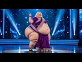 Download Lagu Russian Woman’s Royal Purple Silk Sari Dance | Full AGT Transformation Performance #transformation