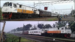  kompilasi kereta api membawa kereta wisata part 3 